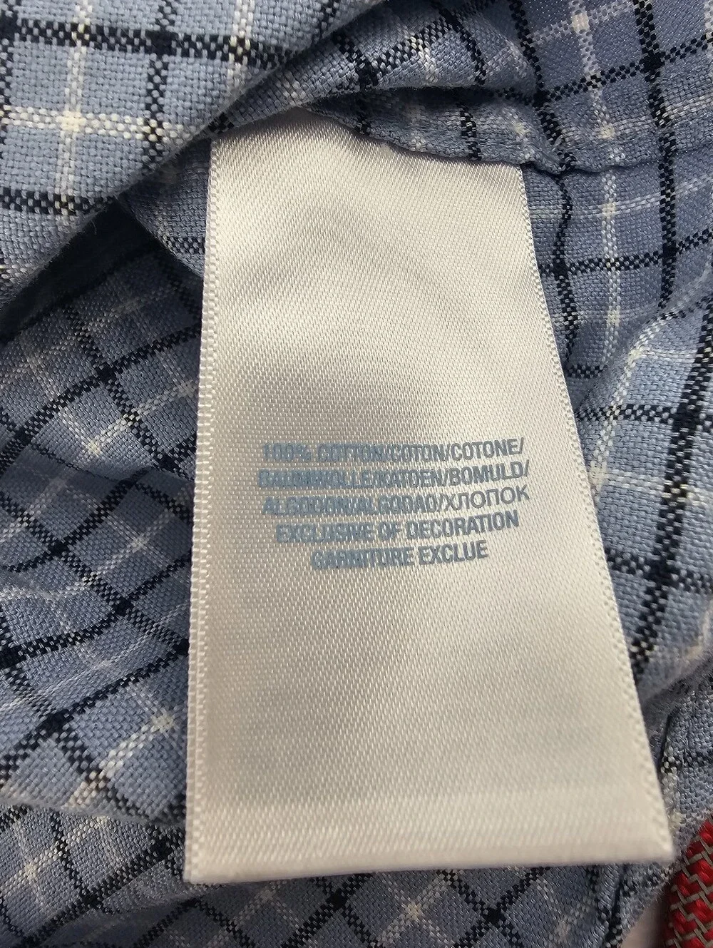Polo Ralph Lauren Baby Boy Blue Plaid Cotton Long-sleeve Button-Down Shirt 9M